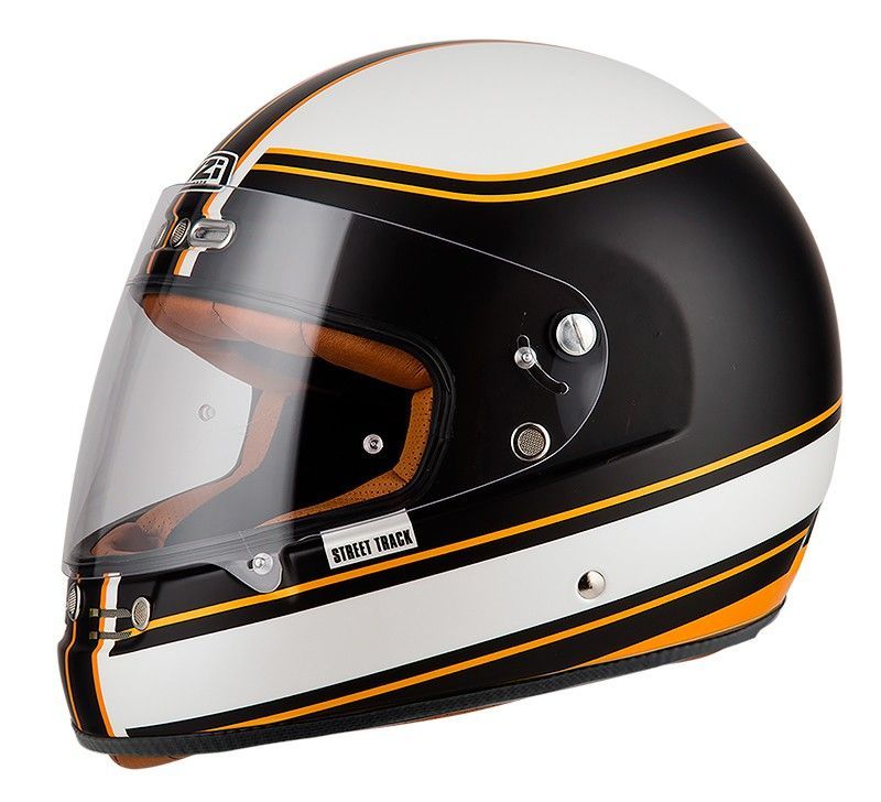Casco nzi street track 4 outline black&orange