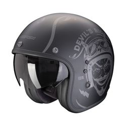 Casco Scorpion BELFAST EVO ROMEO Negro mate-Plata