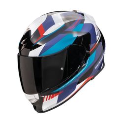 Casco Scorpion EXO-491 ABILIS Negro-Azul-Rojo