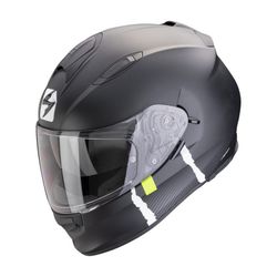 Casco Scorpion EXO-491 CODE Negro mate-Plata