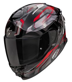 Casco Scorpion EXO-GT SP AIR AUGUSTA Negro-Gris-Rojo