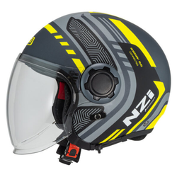 Casco Semijet NZI Ringway 2 Duo Connected Antracite & Grey Matt