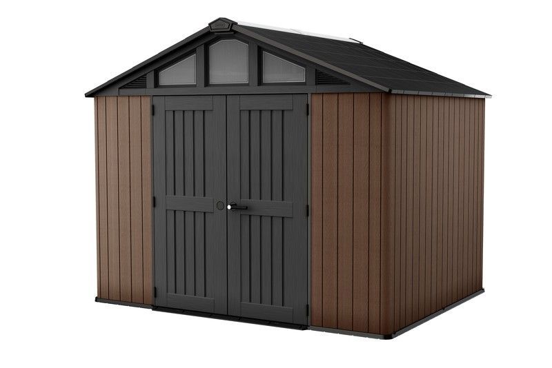 Caseta de Resina EVOTECH KETER STRONGHOLD 10X8 - 261337 - 306 x 244 x 250 cm 10 AÑOS DE GARANTIA