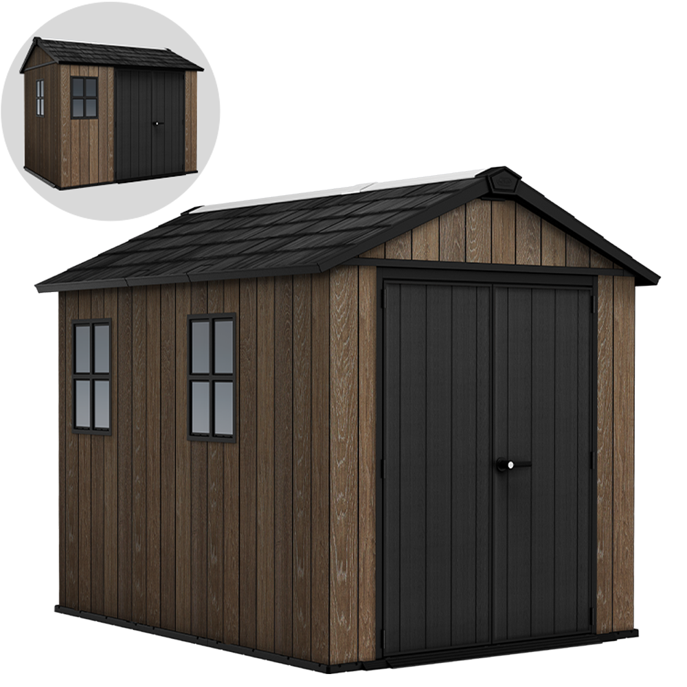 Caseta de resina KETER APEX 759/975 -263097 - ¡¡10 AÑOS DE GARANTIA!!