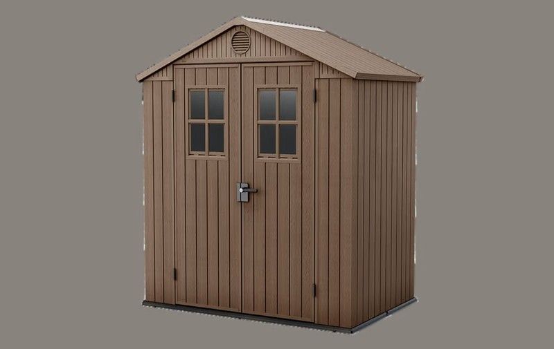 Caseta de Resina KETER DARWIN 6X4 - 255777 - 190x122x221cm - ¡¡10 AÑOS DE GARANTIA!!