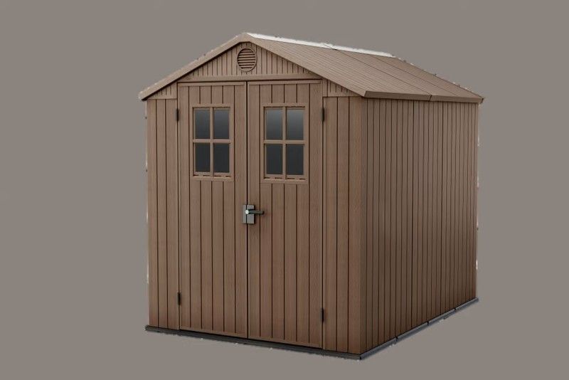 Caseta de resina KETER DARWIN 6x8 - 255778 - 199x244x221 cm ¡¡10 AÑOS DE GARANTIA!!