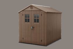 Caseta de resina KETER DARWIN 6x8 - 255778 - 199x244x221 cm ¡¡10 AÑOS DE GARANTIA!!