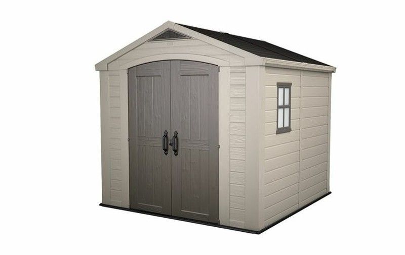 Caseta de Resina KETER FACTOR 8X8 209875 - 256 x 255 x 243 cm - ¡¡10 AÑOS DE GARANTIA!!