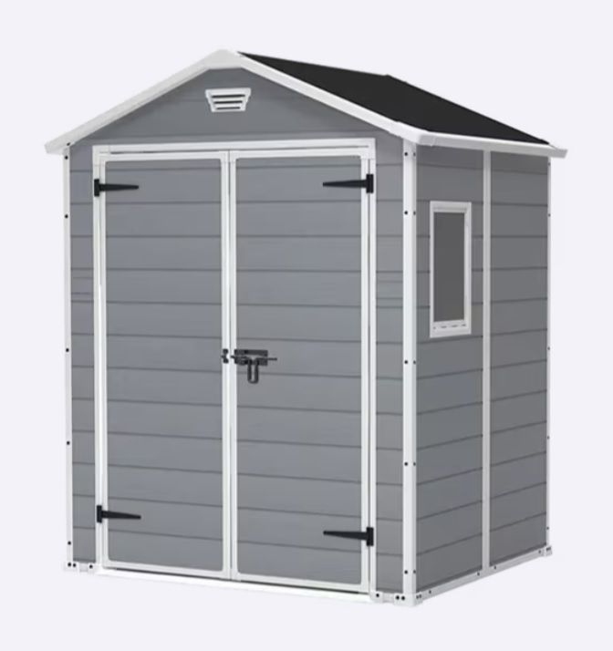 Caseta de Resina KETER MANOR 6X5DD - 203521 - 185 X 152 X 226 cm ¡¡10 AÑOS DE GARANTIA!!