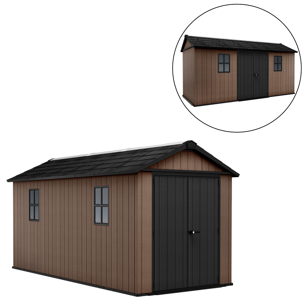 Caseta de Resina KETER NEWTON PLUS 7515/1575 - 262004 - ¡¡10 AÑOS DE GARANTIA!!