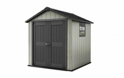 Caseta de Resina KETER  OAKLAND 757  - 224432 - 229 x 223.5 x 242 cm !!GARANTIA KETER 10 AÑOS!! ¡¡¡ULTIMAS UNIDADES,CONSULTAR!!!