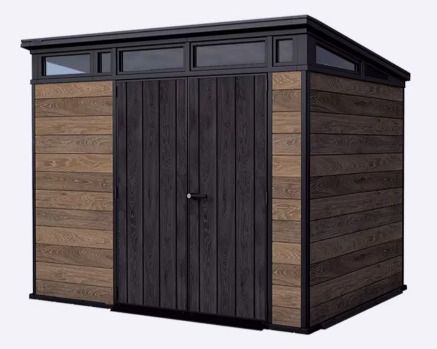 Caseta de resina KETER PENT 9X7 - 259082 - ¡¡10 AÑOS DE GARANTIA!!