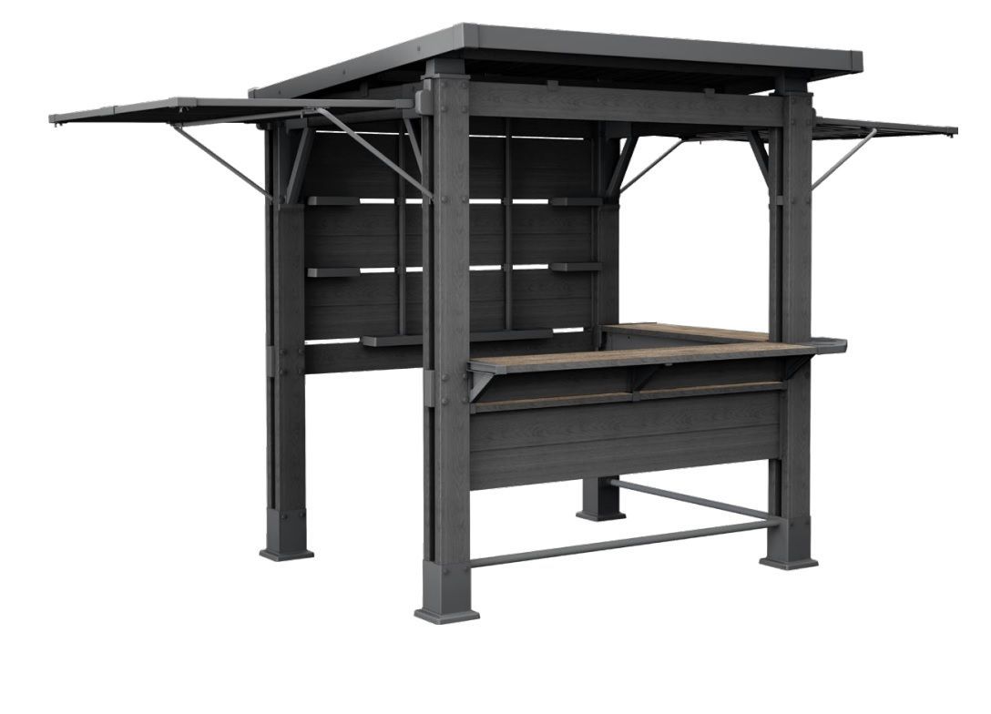 Caseta de resina MUEBLE BAR KETER BAR-B-Q GAZEBO - 271761 - ¡¡10 AÑOS DE GARANTIA!!