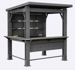 Caseta de resina MUEBLE BAR KETER BAR GAZEBO - 261948 - ¡¡10 AÑOS DE GARANTIA!!