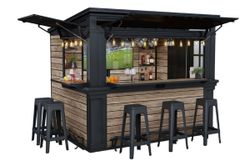 Caseta de resina MUEBLE BAR KETER OUTDOOR BAR - 271546 - ¡¡10 AÑOS DE GARANTIA!!