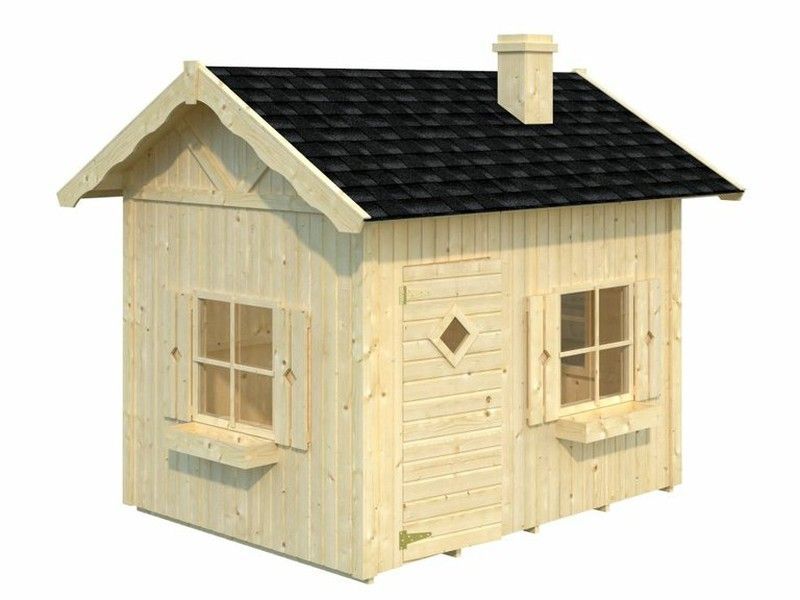 Casita infantil de madera Palmako grete 3.7 m2 233 x 175 cm suelo incluido + descarga suelo incluida el16-2317 101245