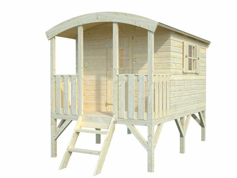 Casita infantil de madera Palmako huck 3.3 m2 180 x 203 (271) cm suelo incluido el16-1827 101105 - NECESITA DESCARGA PLUMA