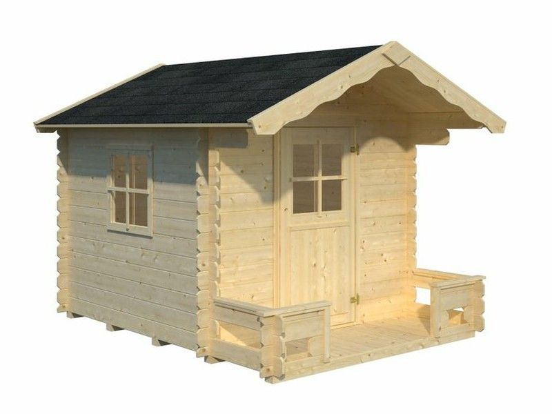 Casita infantil de madera Palmako stina 3.1 m2 196 x 196 cm suelo incluido fr19-2026 101766