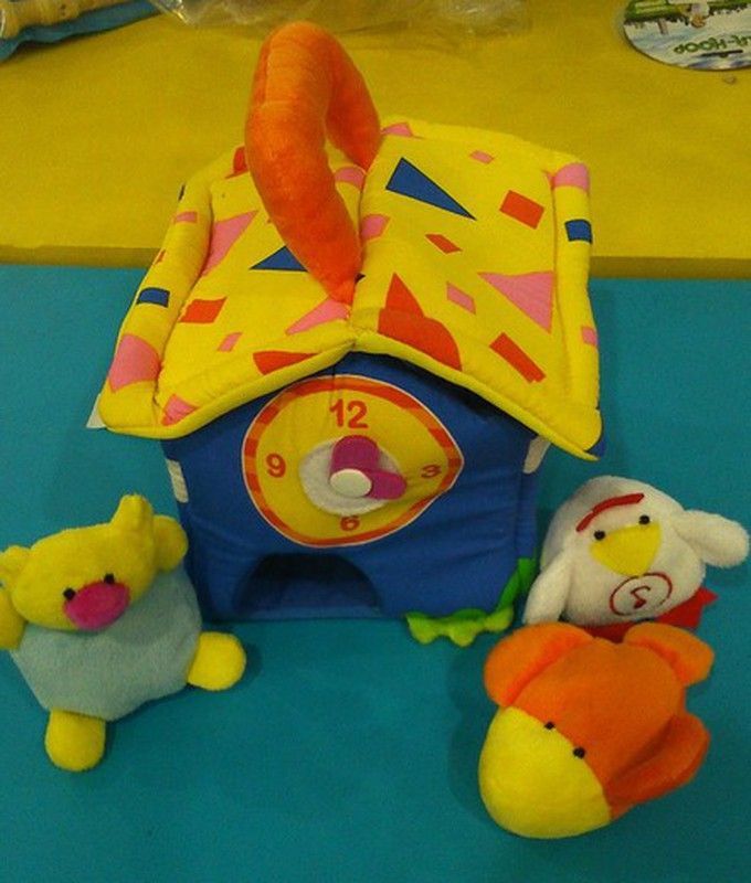 Casita tela 4 piezas