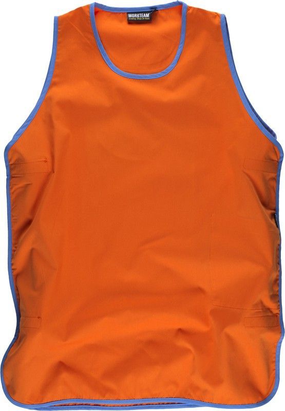 Casulla bicolor con ajustes laterales de velcro Naranja