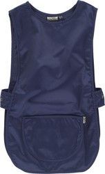 Casulla lisa con ajustes laterales de clip  Marino