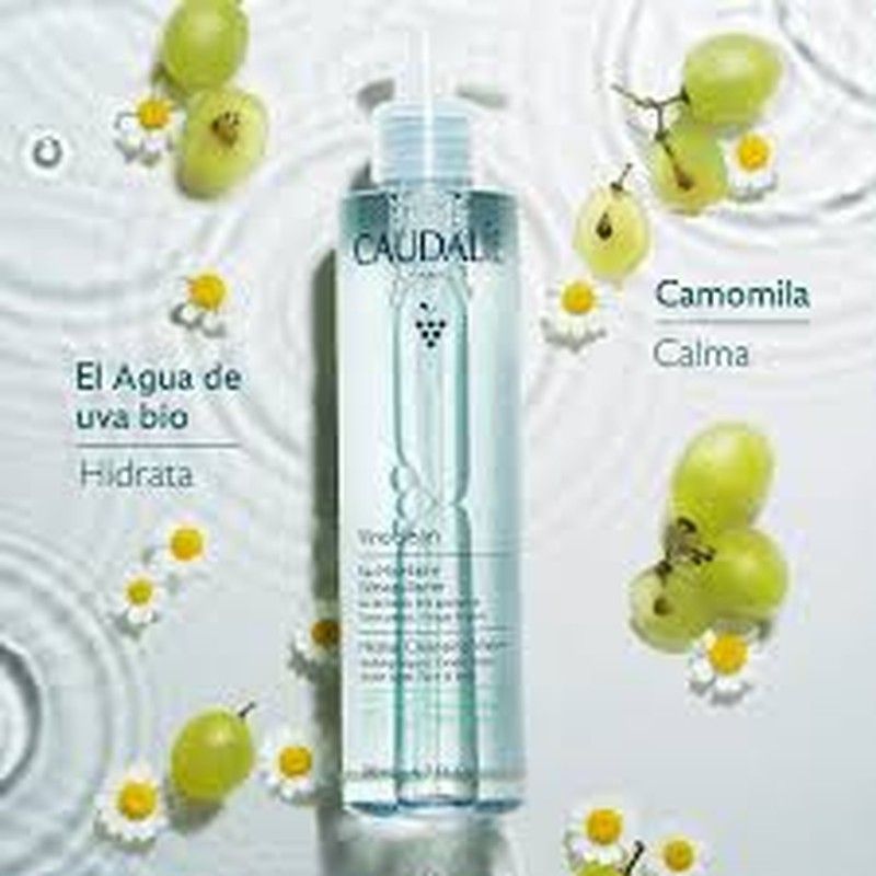 Caudalie Agua Micelar Desmaquillante  400 ml -FORMATO AHORRO