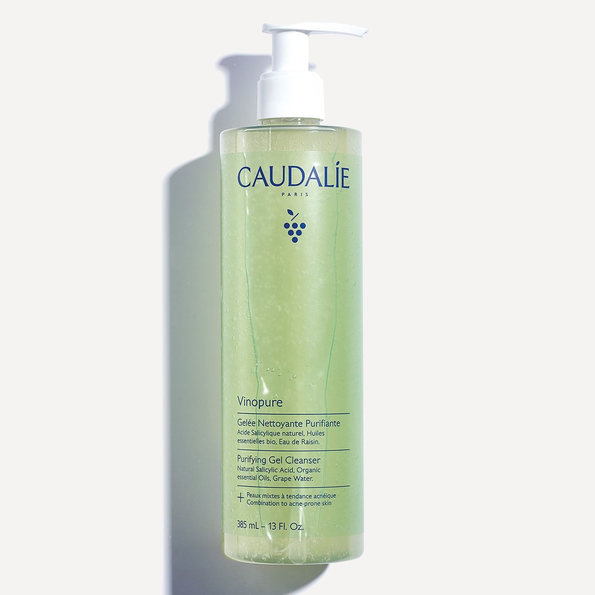Caudalie Vinopure Gelatina Limpiadora Purificante con Acido Salicílico 385 ml