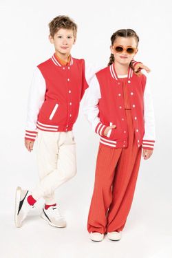 Cazadora Béisbol De Felpa Niños