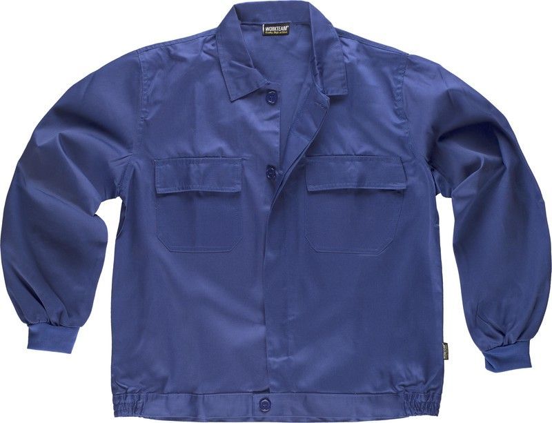 Cazadora con cierre de botones Azulina