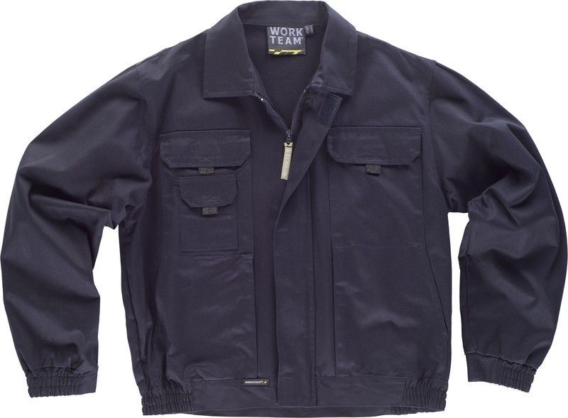 Cazadora linea 4 con elástico en cintura Marino