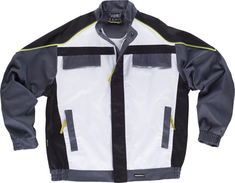 Cazadora reflectantes Blanco/  Negro / Gris Oscuro