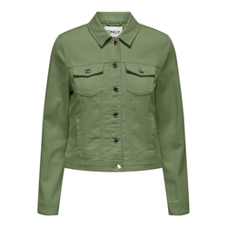 Cazadora tejana color Only Oil Green