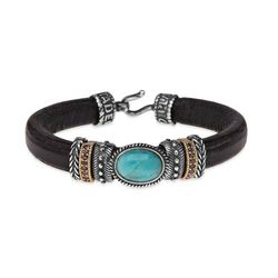 CB135D Pulsera Plata de Palo mujer en bronce con piedra amazonita ovalada