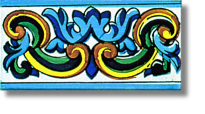 Cenefa 10x20 cm Ca 151 Ceramica Lantiga