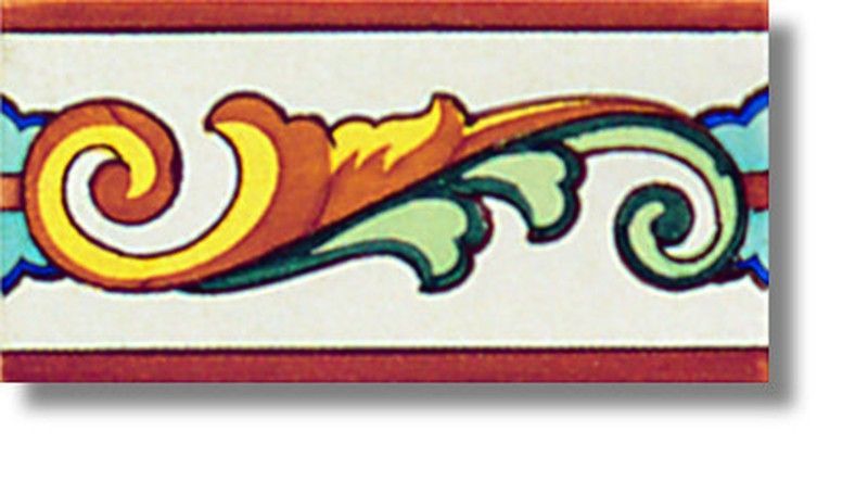 Cenefa 10x20 cm Ca 7 Ceramica Lantiga