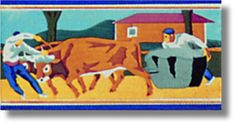 Cenefa 10x20 cm V1 Ceramica Lantiga