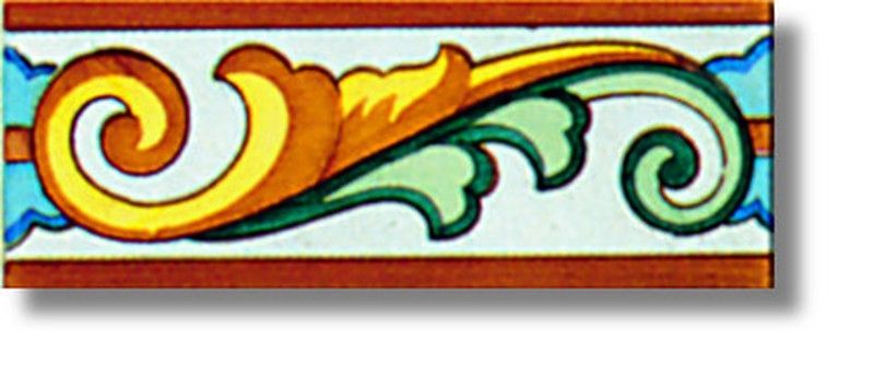 Cenefa 7,5x20 cm Ca7 cuero Ceramica Lantiga