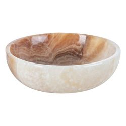 Centro de Mesa de Onix Daily Marfíl, Ø20x6cm