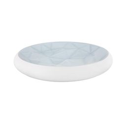 Centro de mesa de porcelana en azul celeste, Ø 40,8 x 6,4 cm | Precious