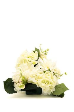 Centro tradicional de flores artificiales para cementerio