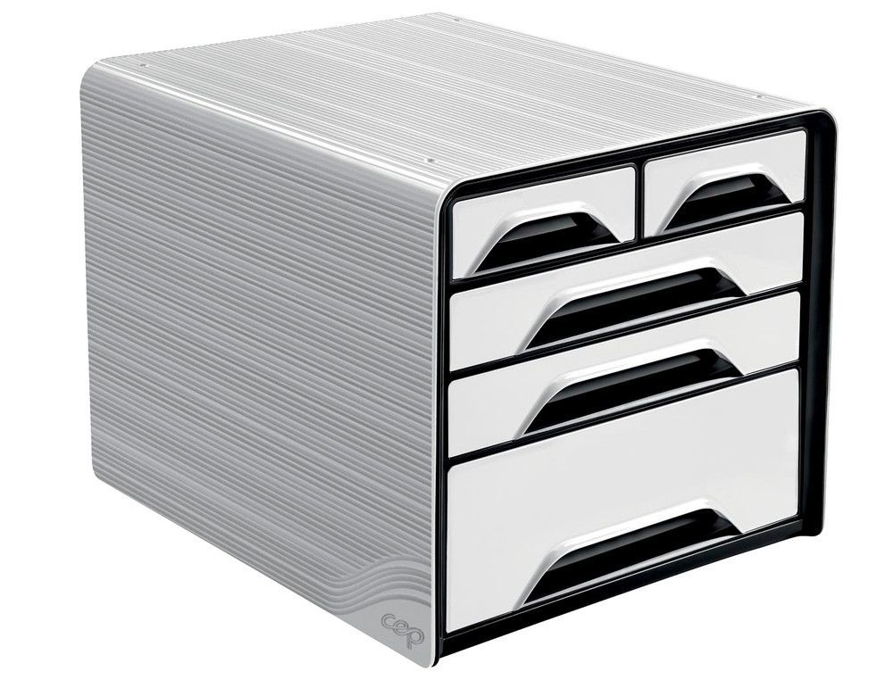 CEP Buc 5 Cajones Mixtos Blanco/Negro 1072130121