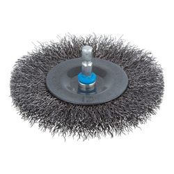 Cepillo De Disco De Alambre De Acero Vást. Hexagonal Ø 100x10mm 2102000 Wolfcraft