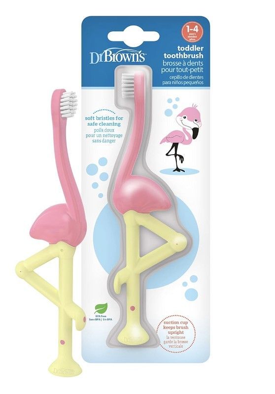 Cepillo Dental Infantil Dr Brown's Flamenco 1-4 Años