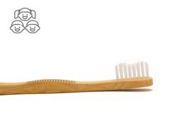 Cepillo individual Infantil  Blanco