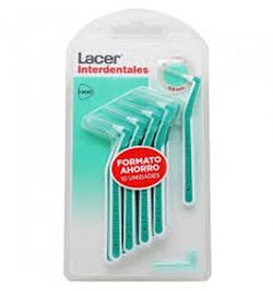 Cepillo Interdental Angular Extrafino Lacer 10 unidades 0.6 mm