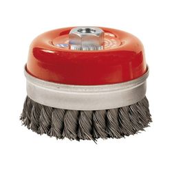 Cepillo taza RATIO. Cepillo Taza Alambre Trenzado 85 Mm