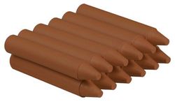 Ceras JUMBO estuche 12 und. Marrón - UE