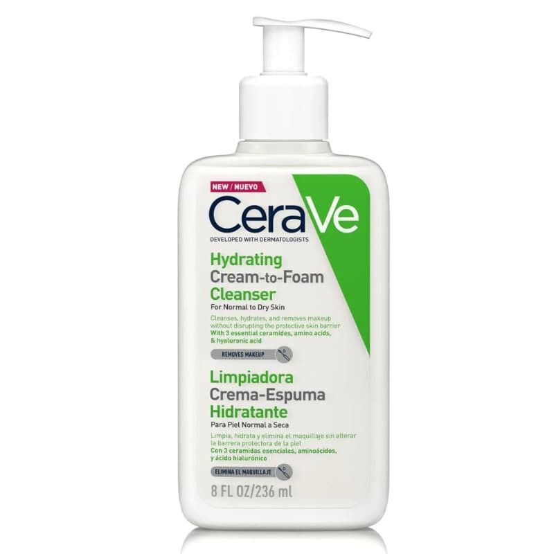 Cerave crema espuma limpiadora 236ml