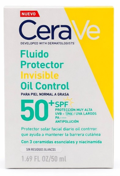 Cerave Fluido protector invisible SPF50+