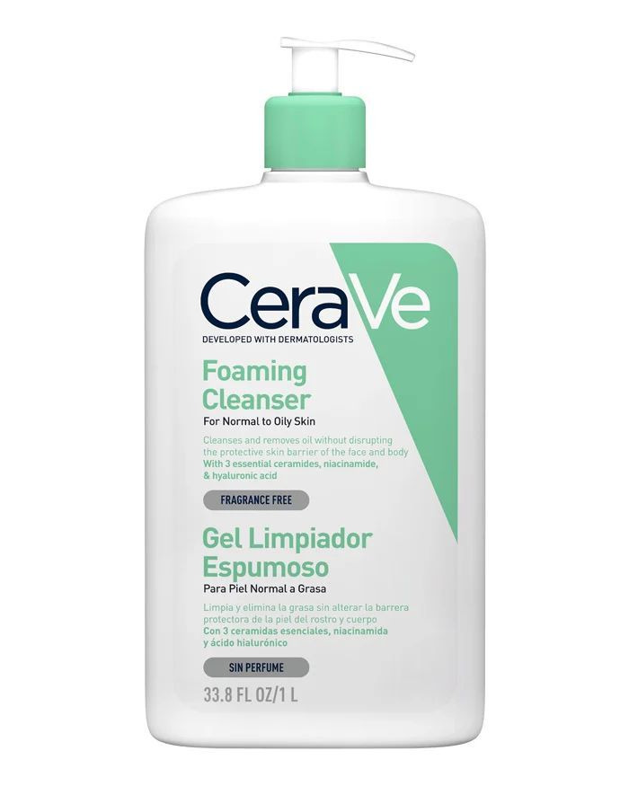 Cerave Gel Limpiador Espumoso 1L